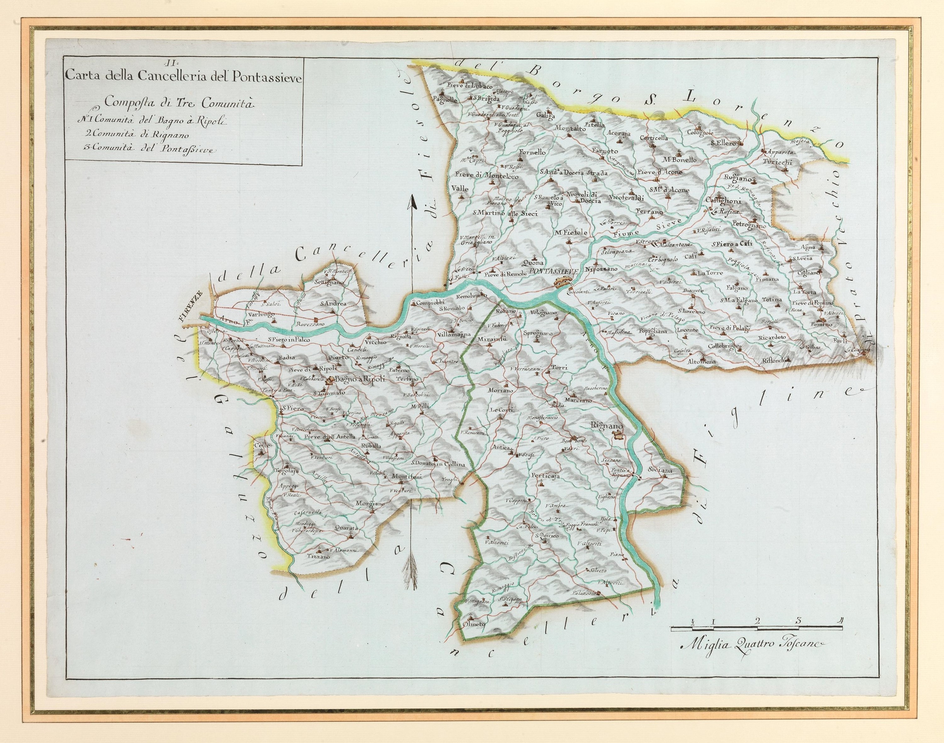 Ambito dei Cartografi Giachi, Sec. XVIII