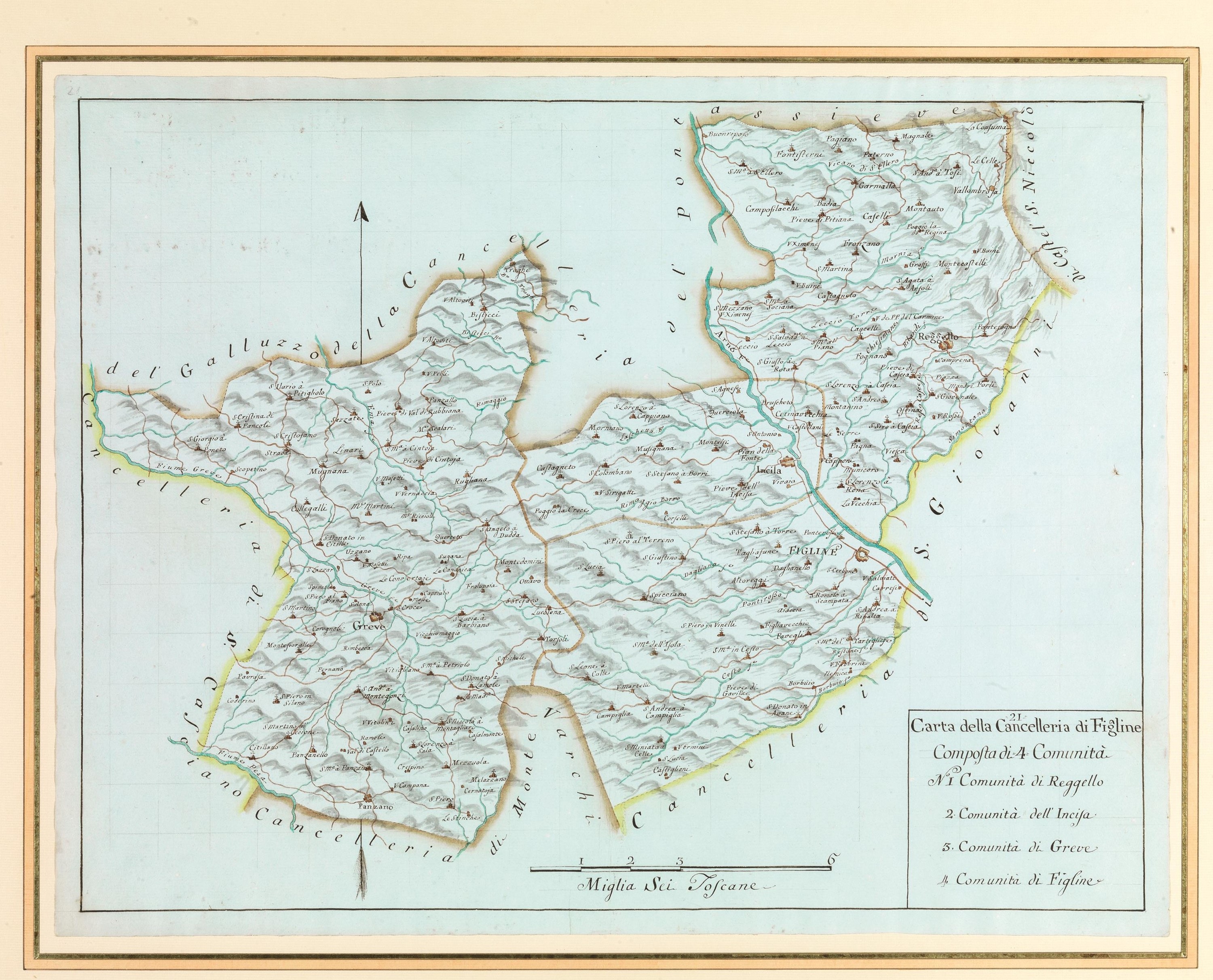 Ambito dei Cartografi Giachi, Sec. XVIII