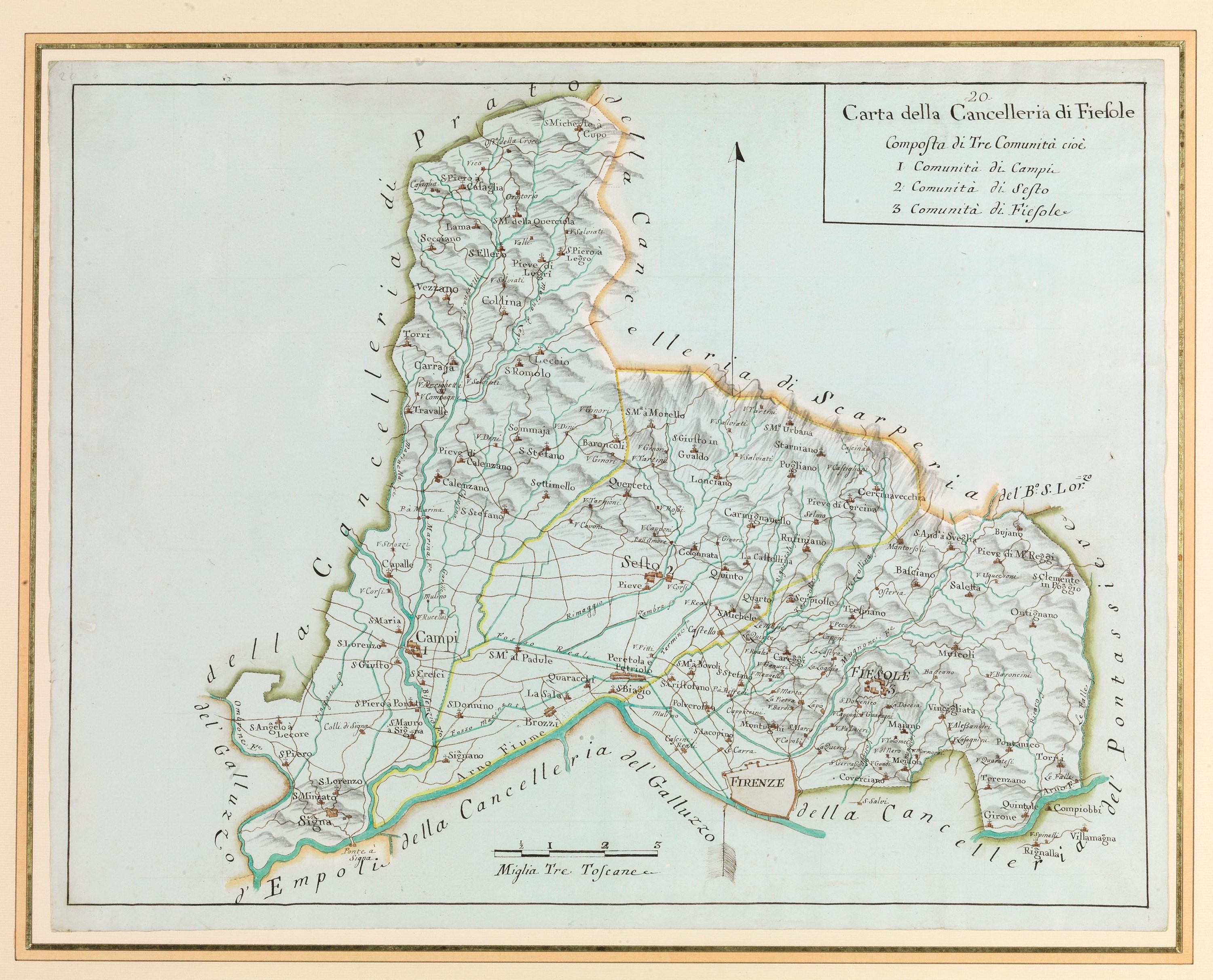 Ambito dei Cartografi Giachi, Sec. XVIII