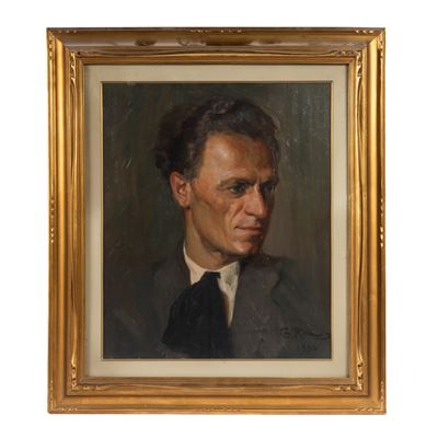 Giuseppe Rossi, Ritratto di Umberto Maestrucci, olio su tela
