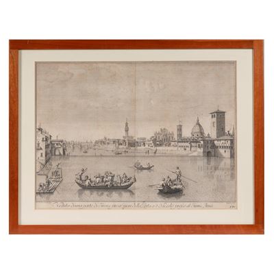 Giuseppe Zocchi, Veduta di una parte di Firenze presa dalla Vaga Loggia