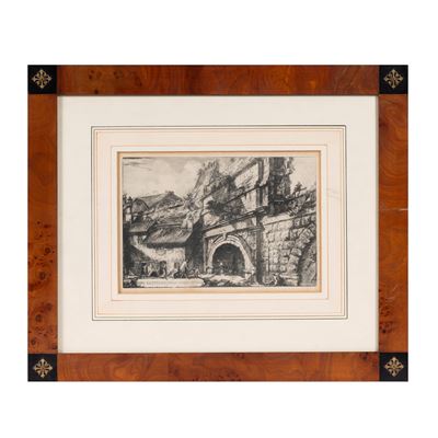Francesco Piranesi, Le rovine del Castello dell'Acqua Giulia, acquaforte su carta
