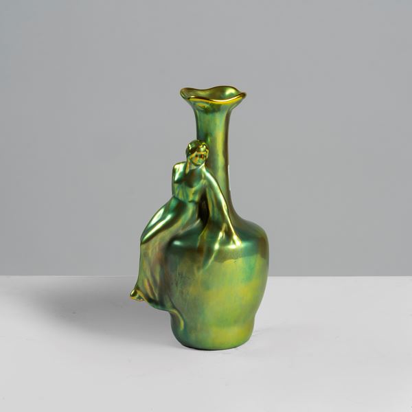 



Scuola ungherese, manifattura Zslonay   - Asta Arredi, mobili ed oggetti d'arte - Poggio Bracciolini Casa d'Aste