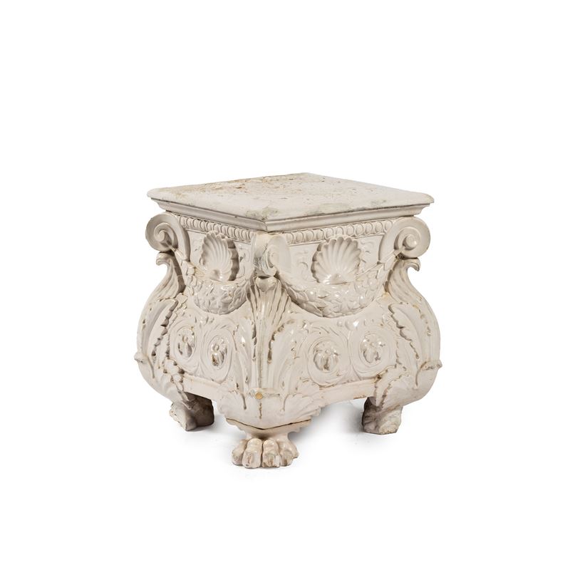 Base, manifattura Cantagalli, sec. XX