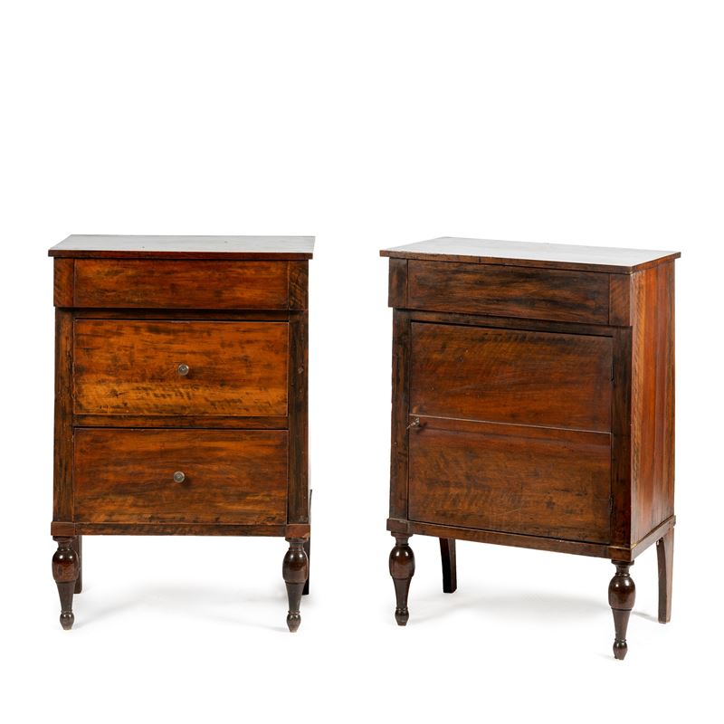 Due comodini, sec. XIX