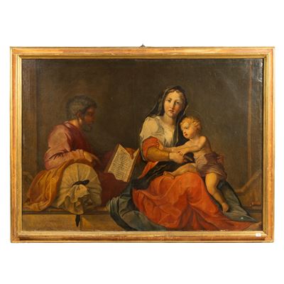 Andrea del Sarto, Madonna del Sacco, olio su tela