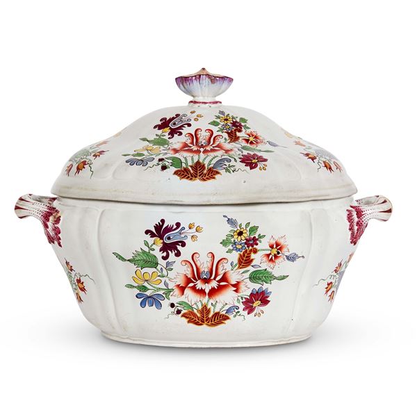 Zuppiera, Doccia, manifattura Ginori, sec. XIX