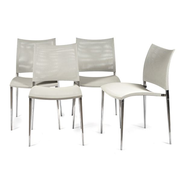 



Quattro sedie impilabili, manifattura Desalto, modello SAND AIR