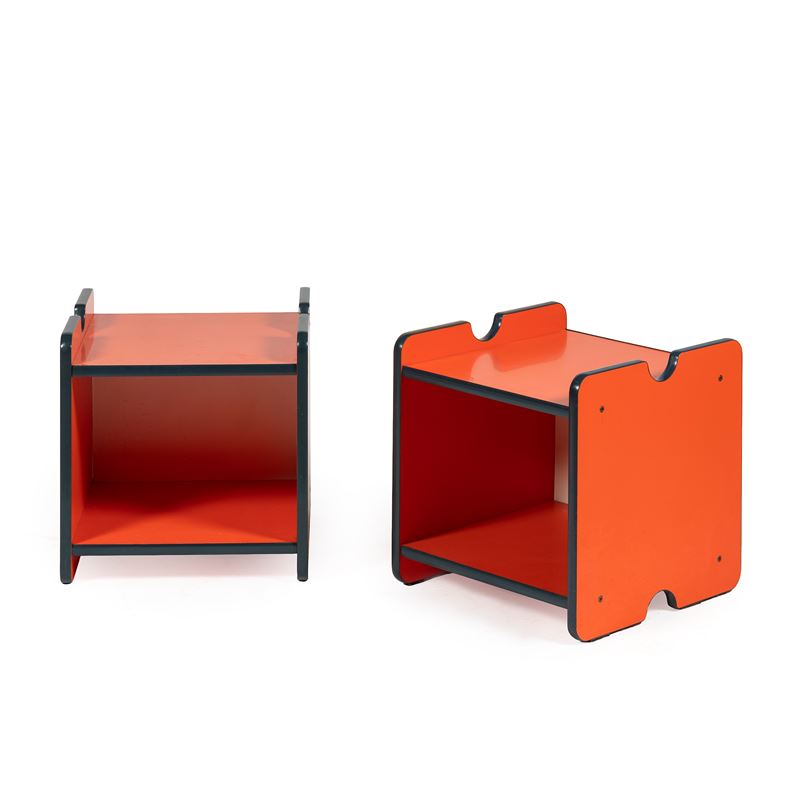 Coppia di comodini, anni '70