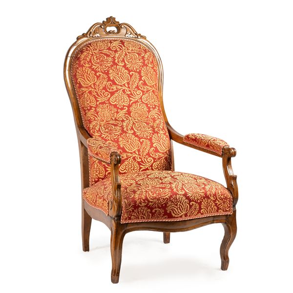



Poltrona, Luigi Filippo sec. XIX  - Asta Arredi, mobili ed oggetti d'arte - Poggio Bracciolini Casa d'Aste