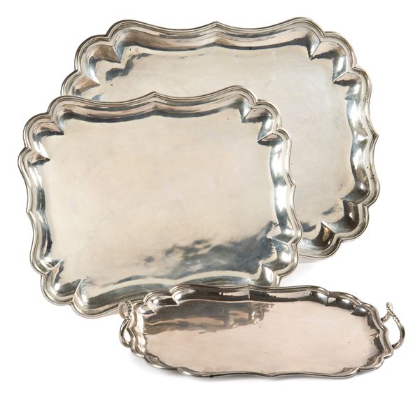 



TRE VASSOI, SEC. XX, PASSERONI - VERONA