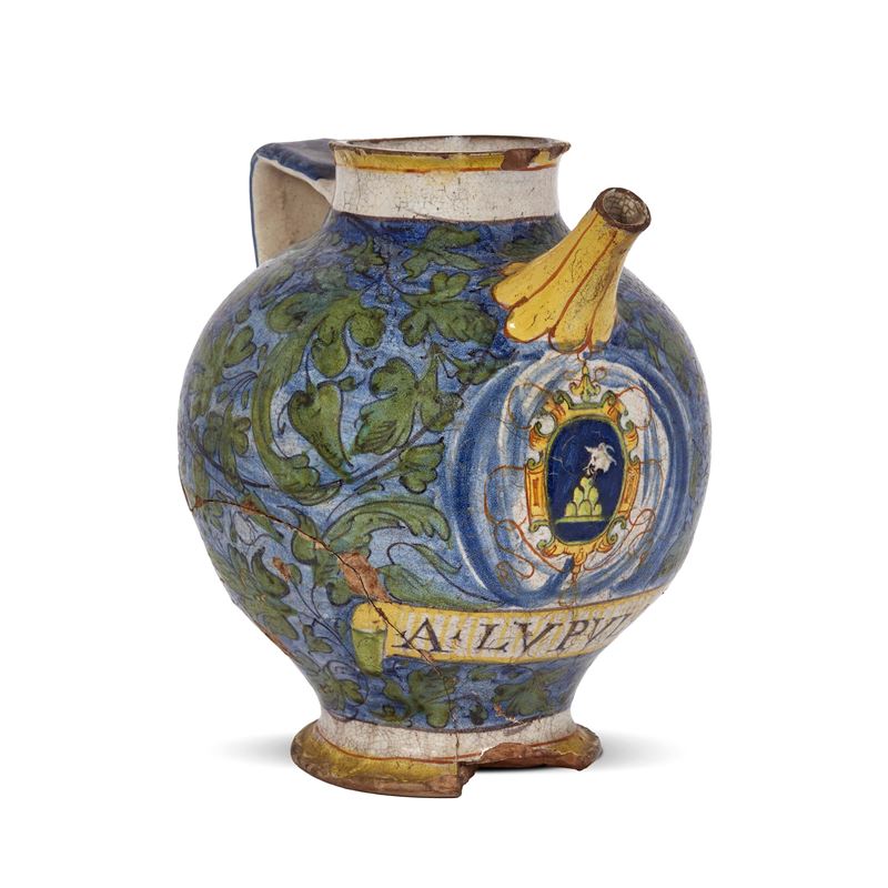 Versatoio, Maiolica decorata, Roma, XVII secolo