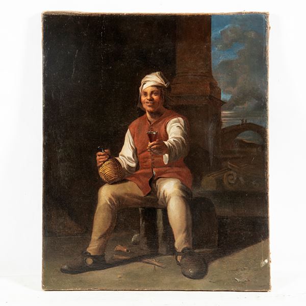 Scuola fiamminga, sec. XVII Da Michiel Sweerts  - Asta Dipinti dal XVI al XX secolo - Poggio Bracciolini Casa d'Aste