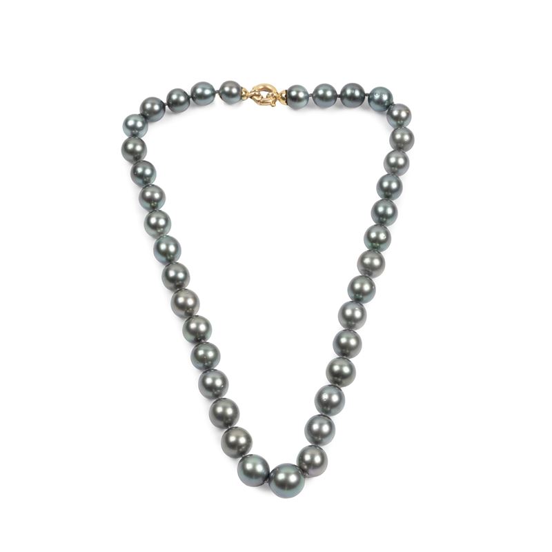 GIROCOLLO DI PERLE TAHITI