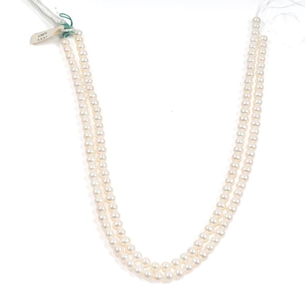 



DUE FILI DI PERLE DI ACQUA DOLCE  - Asta Gioielli, argenti, orologi e penne - Poggio Bracciolini Casa d'Aste