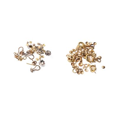 Minuteria e rottami in oro 18K, 36,5 grammi