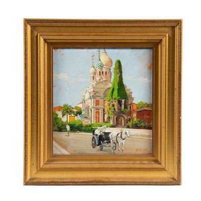 Antonio Moretti, Chiesa russa a San Remo