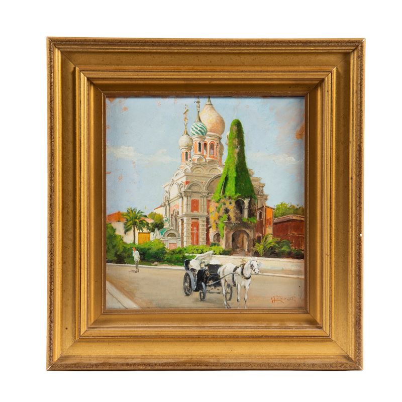 Antonio Moretti, Chiesa russa a San Remo