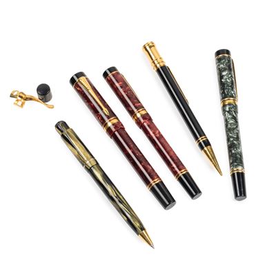 Parker, Due penne stilografiche e due biro vari modelli