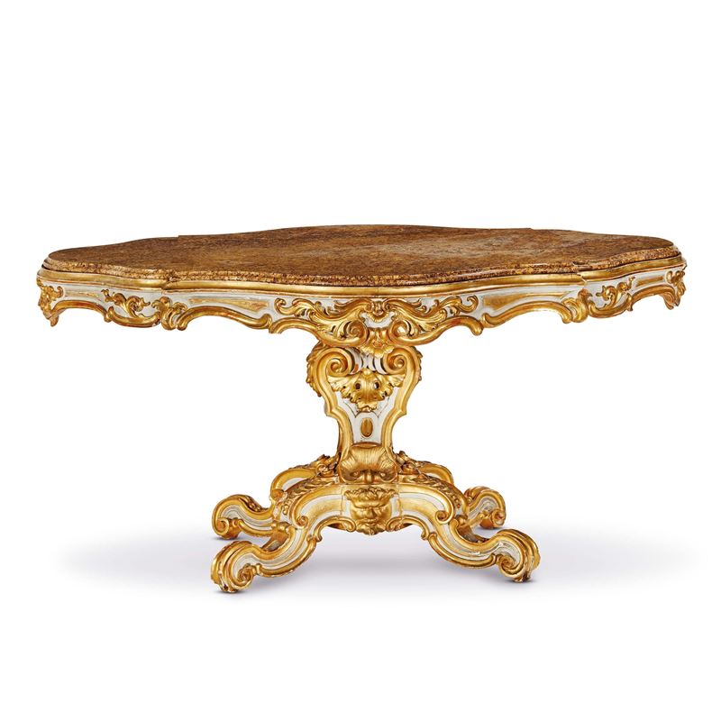 Tavolo da centro, sec. XIX
