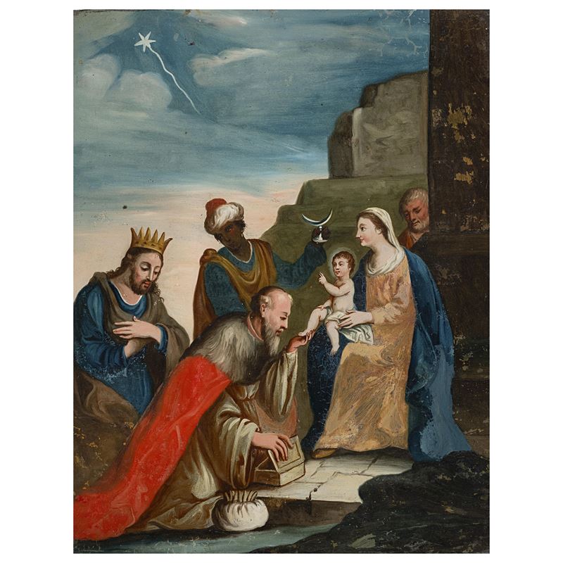 Da Tiziano (sec. XIX), Adorazione dei Magi