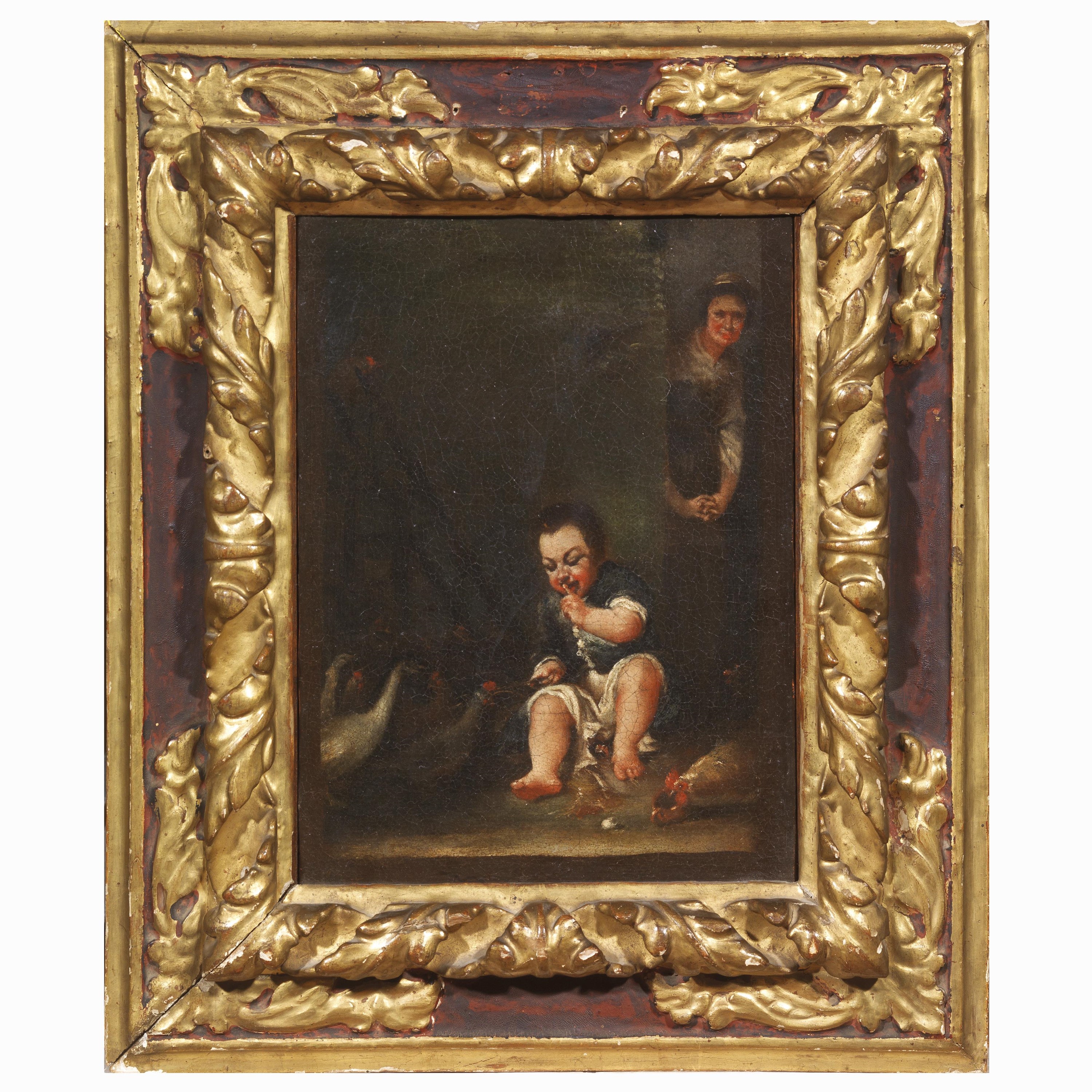 Giuseppe Crespi, Bertoldino, olio su tela