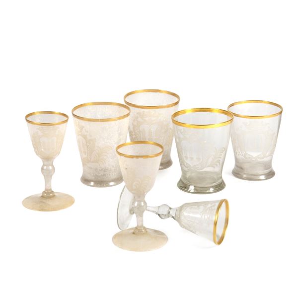 



Assortimento di bicchieri, Venezia, secolo XVIII 