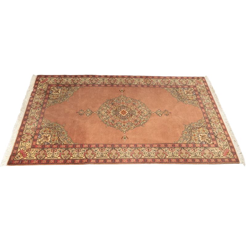Tappeto persiano Kirman imperiale, sec. XX, cm 256x160