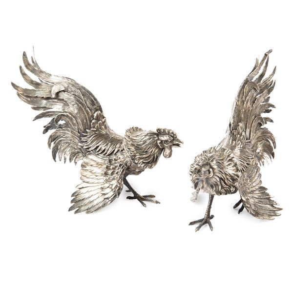 



COPPIA DI GALLI, SEC. XX 