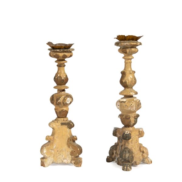 



Coppia di candelieri, sec. XVIII