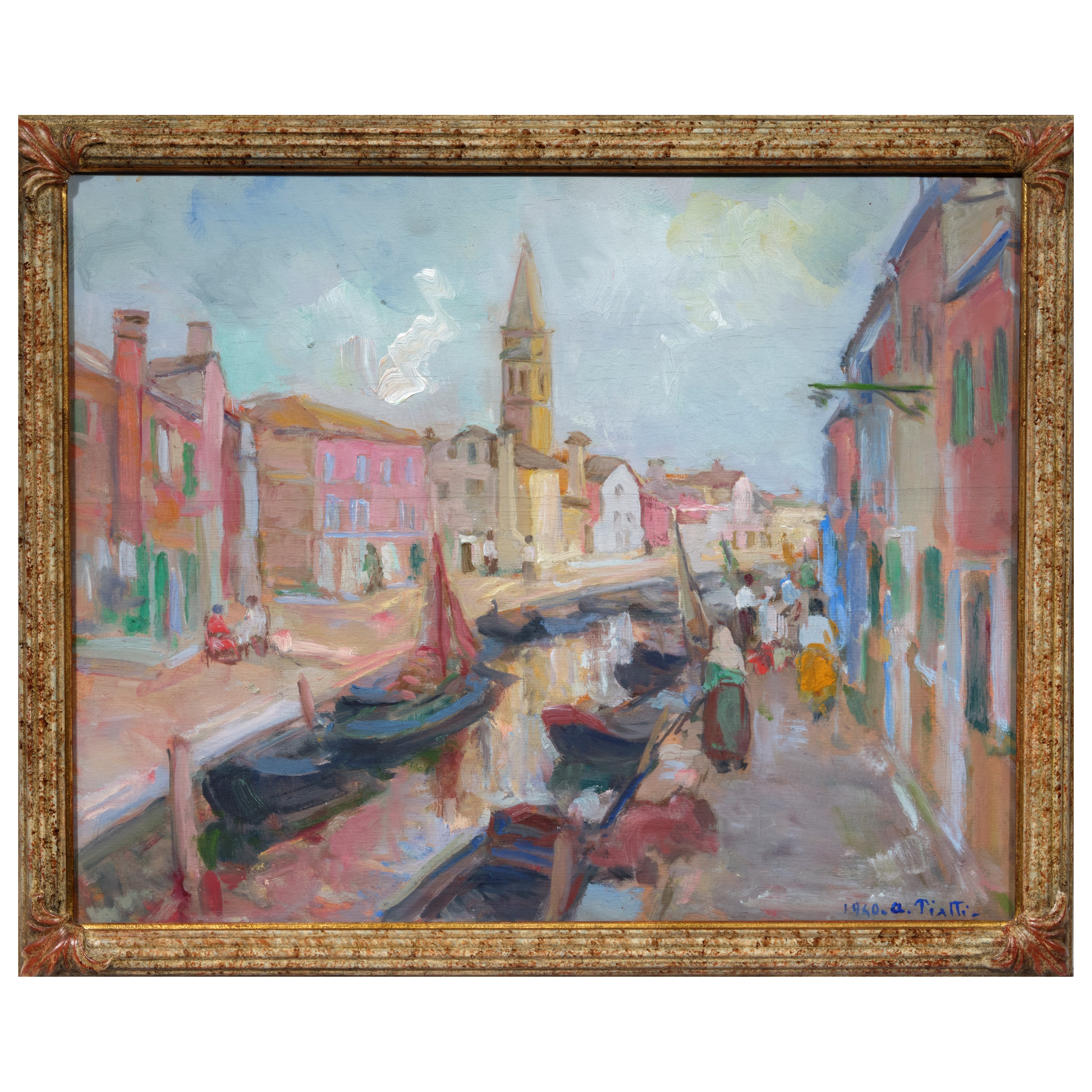 Antonio Piatti, Canale a Burano