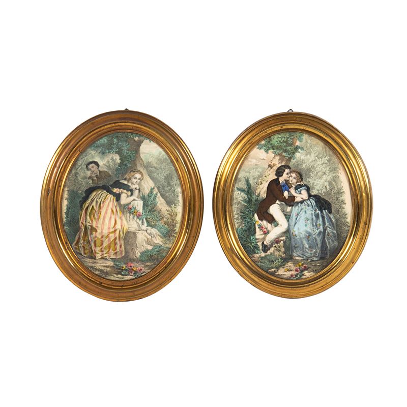 A. A. Toudouze, La Mode illustrée. Lotto di incisioni (cromolitografie e litografie a colori)