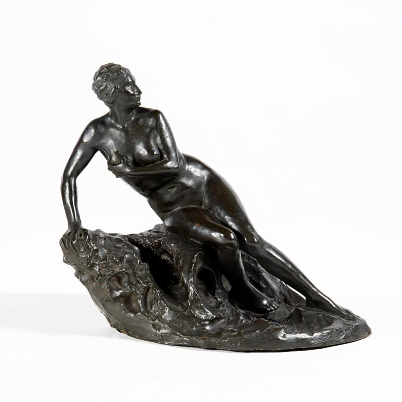 Alceo Dossena, Nudo femminile (scultura in bronzo)