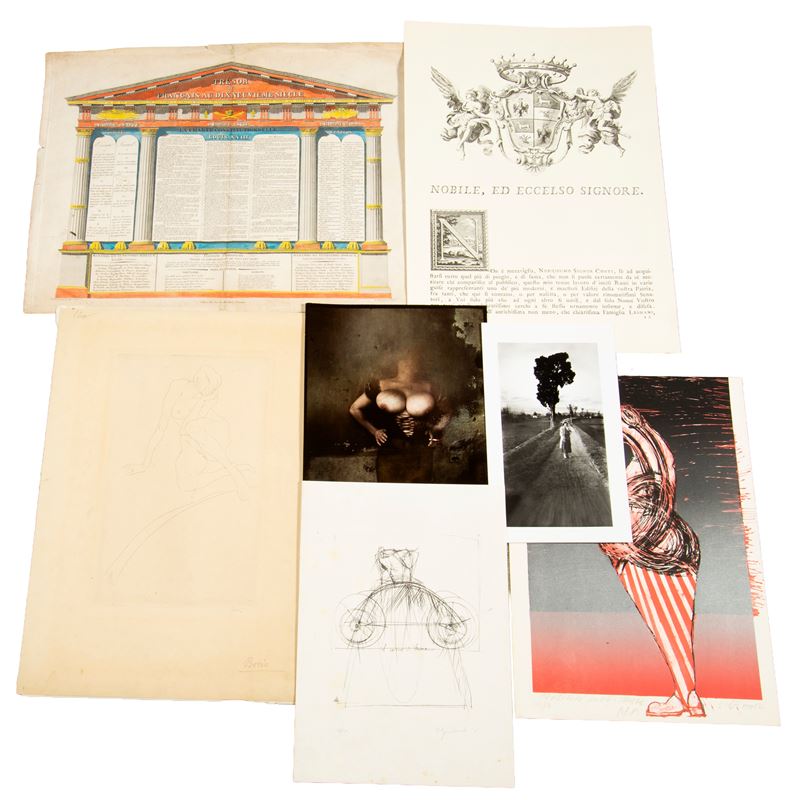 Cartella di disegni, fotografie e stampe moderne e contemporanee, XX secolo
