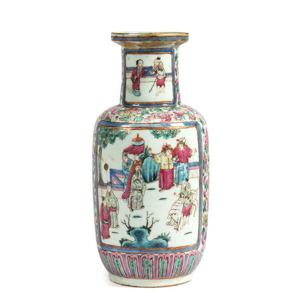



Vaso Canton, famiglia rosa, Cina, dinastia Qing, sec. XIX   - Asta Mobili, arredi, dipinti e oggetti d'arte - Poggio Bracciolini Casa d'Aste