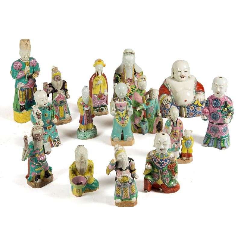 Gruppo di sculture, Cina, sec. XX