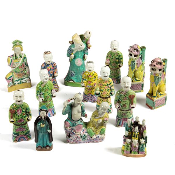 



Gruppo di sculture, Cina, sec. XX  - Asta Mobili, arredi, dipinti e oggetti d'arte - Poggio Bracciolini Casa d'Aste