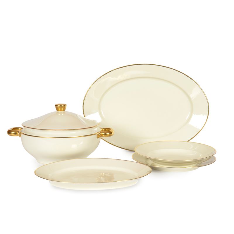 Servito di piatti, Manifattura Ginori, sec. XX