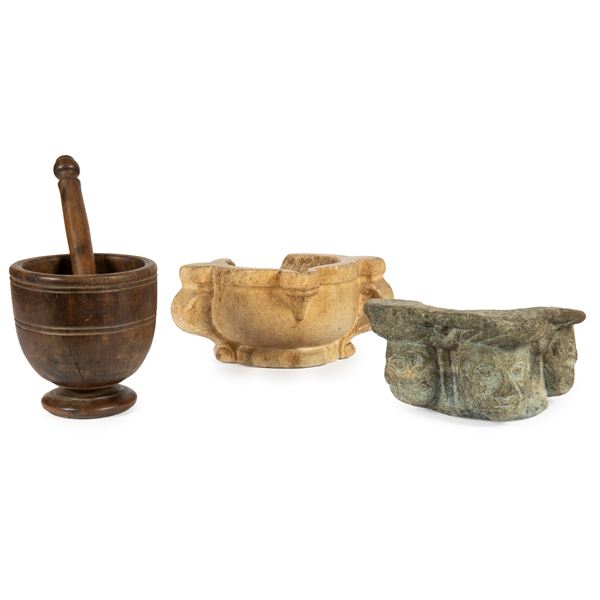 



Tre mortai, sec. XVIII-XX