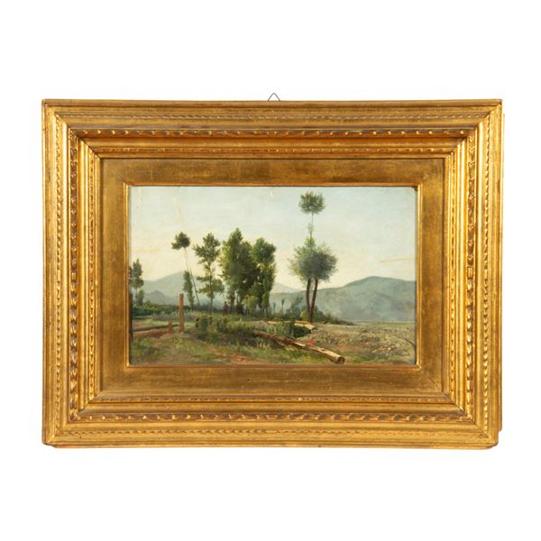 



Scuola italiana, sec. XIX  - Asta Arredi, dipinti ed oggetti d'arte da una dimora sulle colline fiorentine - Poggio Bracciolini Casa d'Aste