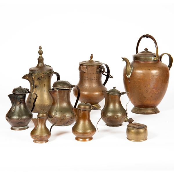 



Dieci bricchi, sec. XVIII-XX  - Asta Arredi, dipinti ed oggetti d'arte da una dimora sulle colline fiorentine - Poggio Bracciolini Casa d'Aste