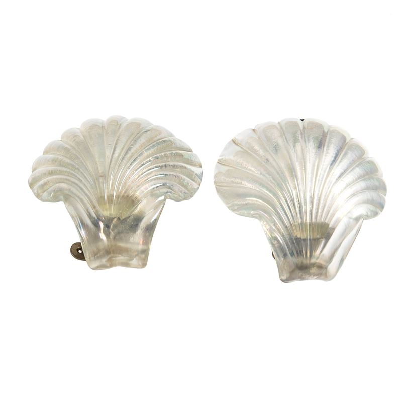 Coppia di appliques, Murano, sec. XX
