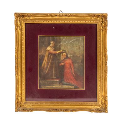 Scuola italiana, Incoronazione, olio su tavola