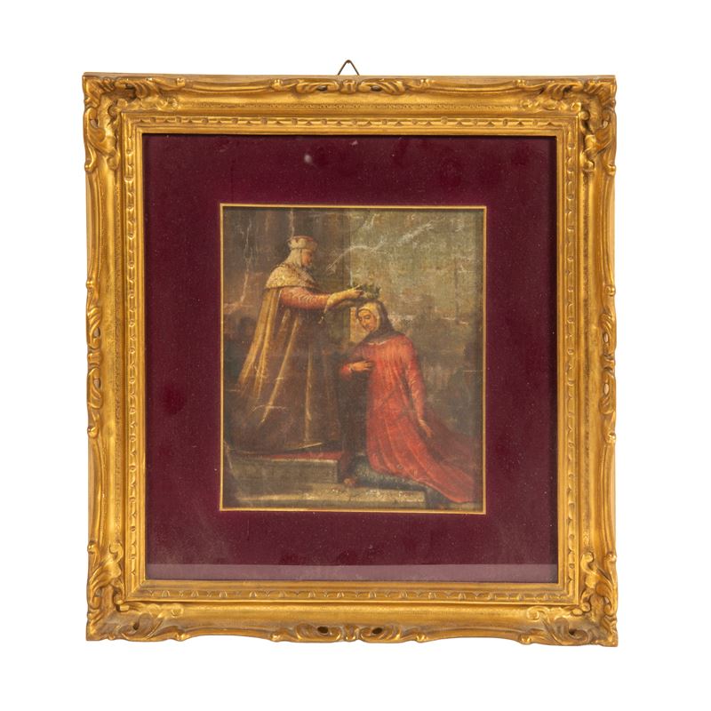 Scuola italiana, Incoronazione, olio su tavola
