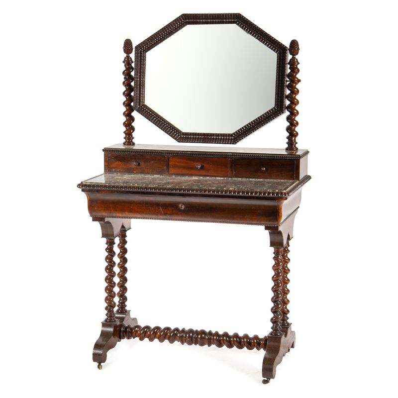 Toilette, Inghilterra, sec. XIX