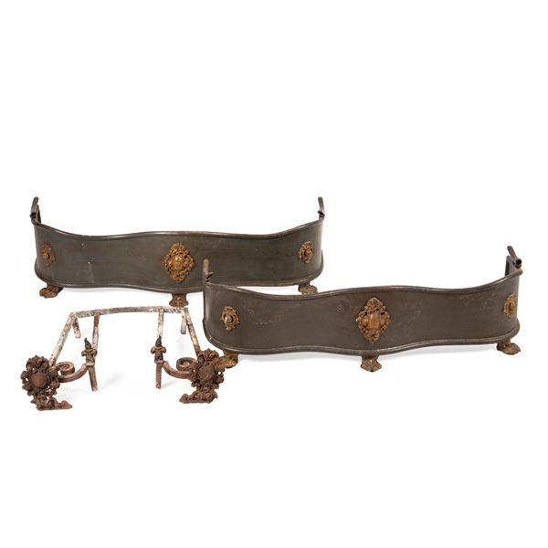 



Coppia di parascintille, inizi sec. XX