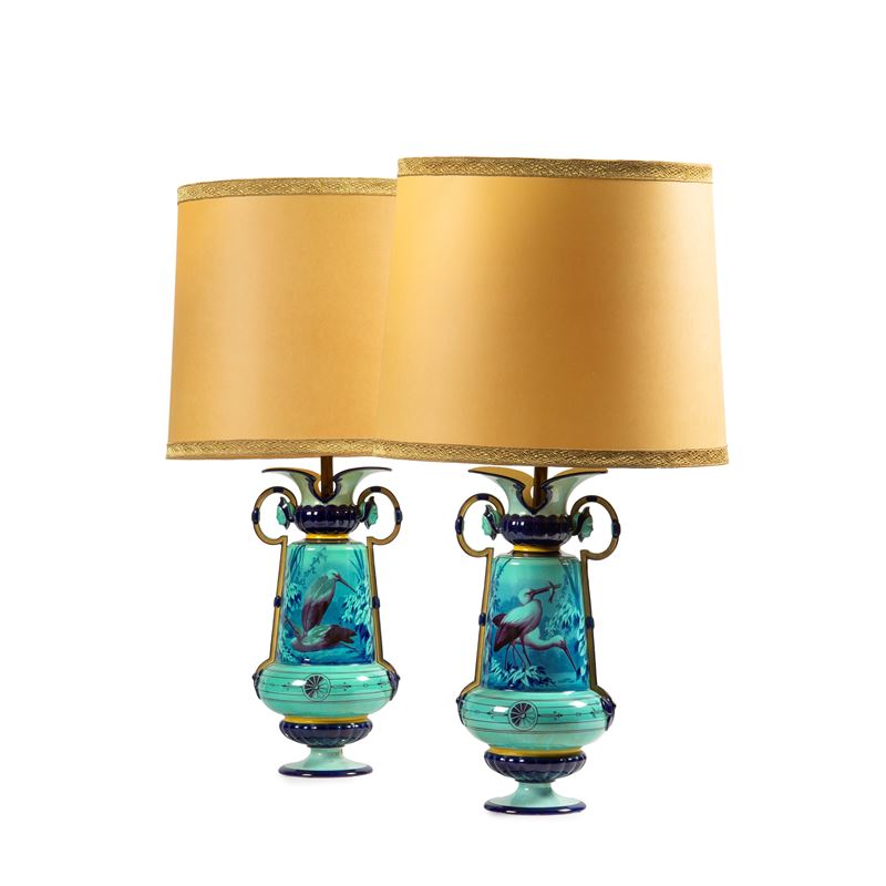 Coppia di vasi, sec. XX