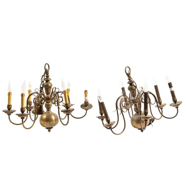 



Tre lampadari, stile olandese