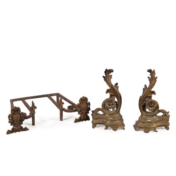 



Due coppie di alari, sec. XX