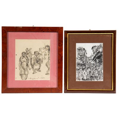 Guido Borgianni, Figure e vedute di Firenze